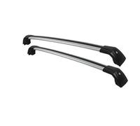 Galerie toit voiture Barres toit/rails barre toit (poutre transversale) pour Toyota pour FORTUNER (_N15_, _N16_) 2015-2022 épaissir cadre vélo voiture épais Galerie Toit(SilverBlack)