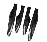 Galeries de toit Compatible Avec Nissan Pour Patrol Y62 2010 2011 2012 2013 2014 2015 2016 2017 2018 Cache D'extrémité Barre Toit Protection D'angle Coffre(Black)