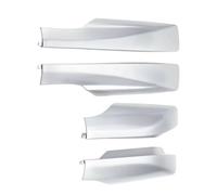 Galeries de toit Compatible Avec Toyota Pour RAV4 2006 2007 2008 2009 2010 2011 2012 Couvre Barres Toit Bagages Protection D'extrémité Barre(Silver)