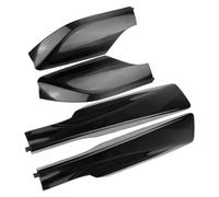 Galeries de toit Compatible Avec Toyota Pour RAV4 2006 2007 2008 2009 2010 2011 2012 Couvre Barres Toit Bagages Protection D'extrémité Barre(Black)