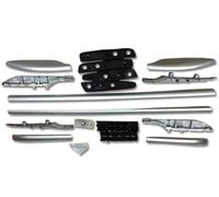 Galeries de toit Pour Nissan Pour Rogue Pour X-Trail 2014-2020 Rails De Toit Décoratifs Argentés Barres De Porte-bagages Accessoires De Voiture Cross Barres Rail