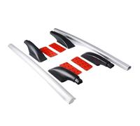 Galeries Toit 1.8 Modification Alliage Aluminium Toit Perforé Deux Côtés Porte-bagages Voiture Décoration Toit Voiture Décoration Voiture Barres Toit(1M)