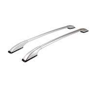 Galeries Toit 1.8 Modification Alliage Aluminium Toit Perforé Deux Côtés Porte-bagages Voiture Décoration Toit Voiture Décoration Voiture Barres Toit(1.4M silvery)