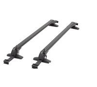 Galeries Toit 20252024 Porte-bagages Universel Pour Voiture En Alliage D'aluminium Cadre Voyage Barre Transversale Compartiment À Bagages Barres Toit(E -Pole 100-110CM)