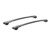 Galeries Toit Barres Toit Transversales pour Subaru pour Forester 2014-2021 avec Rails Latéraux Surélevés 200 LB Aluminium Toit Porte-Bagages Voiture