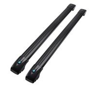 Galeries toit Barres Transversales De Toit 2 Pièces Pour Toyota Pour Land Pour Cruiser Pour Prado 2010-2022 Avec Rails De Toit Porte Bagage Voiture(Noir)