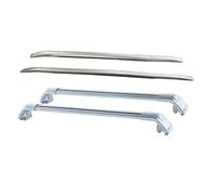 Galeries toit Ensemble 2 Barres Toit Et 2 Barres Transversales Pour Mitsubishi Pour Outlander 2022 2023 2024 Bagages Pour Barres De Chargement Porte Bagage Voiture(All Silver)