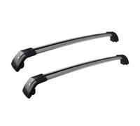 Galeries Toit Lot 2 Barres Toit Latérales Alliage Barres Transversales Porte-Bagages avec Rails Latéraux Antivol pour Volvo pour XC60 2013-2018 Porte-Bagages Voiture