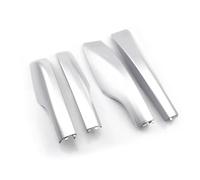Galeries Toit Lot 4 Barres Toit pour Toyota pour Land pour Cruiser 200 LC200 VDJ200 UZJ200 08-20 Couvercle Protection Rail Bagages Supérieur Porte-Bagages Voiture(Silver 4pcs)