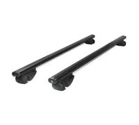 Galeries toit Paire Barres Transversales Universelles Pour Porte-bagages Voiture, 1,1 À 1,35 M Pour Barres Toit toit rails(1.25M black)