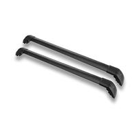 Galeries toit Pour MG Pour ZS 2025 2 Pièces Barres Transversales Toit Verrouillables Alliage D'aluminium Voiture(Black)