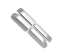 Galeries Toit pour Toyota 4 Runner N280 2010-2018, Couvercle D'extrémité Rail Toit Barre Bagages Remplacement Noir Argent Porte-Bagages Voiture(Argent)