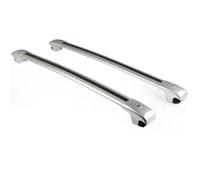 Galeries toit Pour VW Pour Atlas 2018-2024 2 Pièces Barres Transversales Réglables Barres De Toit Verrouillables Argent Et Noir toit rails(Black)