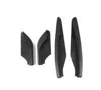 Galeries Toit Voiture pour Mitsubishi pour Pajero pour Montero pour Shogun 2007~2021 Barre Partie Rail Fin Coque Capuchon Garniture Couverture Galerie Toit Porte-Bagages Voiture(4pcs)