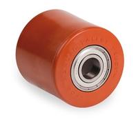 Galet 82 x 100 POLYURÉTHANE ROUGE Alimentaire - Alésage (AL) : 20 mm