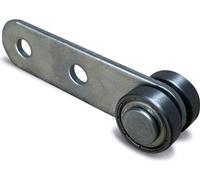 (galet avec roulement à billes en acier) Ferrures de porte coulissante [PROFIL 100] Porte coulissante Système de tubes de roulement Rail de roulement Porte de hall