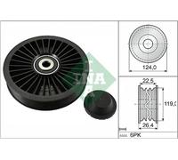 Galet enrouleur de courroie d'accessoire INA 532 0242 10