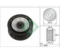 Galet de courroie trapézoïdale 532 0619 10 INA pour FIAT ALFA ROMEO JEEP