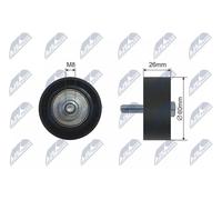 NTY RNK-CT-007 Galet enrouleur de courroie d'accessoire