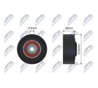 Galet de courroie trapézoïdale RNK-AU-016 NTY pour AUDI VW