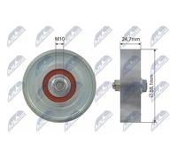 Galet de courroie trapézoïdale RNK-TY-006 NTY pour TOYOTA YARIS