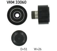 SKF VKM 33060 Galet enrouleur de courroie d'accessoire