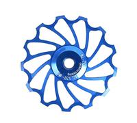 Galet de dérailleur arrière 11/13/15 Dents avec roulements en céramique for VTT et vélo de Route(Blue,11T)
