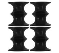 Galet de Guidage de Mât 10 MM pour Chariot Élévateur 4 Pièces 3t | Roulette Rainurée 44mm, Plastique Noir, Remplacement du Chariot Rail en Entrepôt