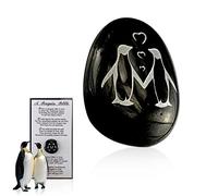 Galet de pingouin positivité - Un petit câlin de poche, mini pingouin gravé à la main, mini galet mignon de poche, décoration d'animal câlin, décoration personnalisée à faire soi-même (1 pièce)