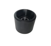 Galet de support de rampe d'escalier mécanique, roue en nylon noir 70 x 60 x 6204, diamètre extérieur 70 mm, largeur 60 mm, roulement 6204