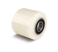 Galet de transpalette (diamètre de 82 mm, largeur de 70 mm) galet de charge en nylon/roue avec roulements à billes, alésage: 20 mm, dimensions: 82x70x20 mm, charge maximale: 700 kg