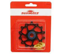 SunRace Galet de dérailleur 08485633 14 dents céramique compatible 12-11-10V Noir