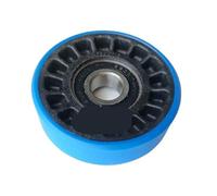 Galet d'escalier mécanique HA290E1/2, roue bleue 76 x 22 x 6203, diamètre extérieur 76 mm, largeur 22 mm, roulement 6203RS