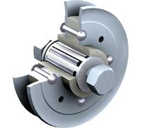 Mantion Flot - Accessoire pour portail / Galet flasque - Acier 1002