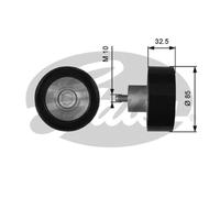 Galet enrouleur de courroie d'accessoire GATES T36629