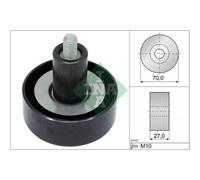 Galet enrouleur de courroie d'accessoire Schaeffler INA 532 0657 10