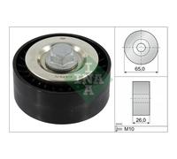 INA Galet enrouleur de courroie trapézoïdale 532 0896 10 pour Opel Zafira Tourer C, Cascada
