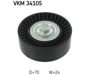 Galet enrouleur de courroie d'accessoire SKF VKM 34105