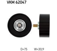 Galet enrouleur de courroie d'accessoire SKF VKM 62047