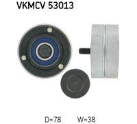 Galet enrouleur de courroie d'accessoire SKF VKMCV 53013