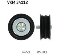 Galet Enrouleur De Courroie Skf Vkm 34112