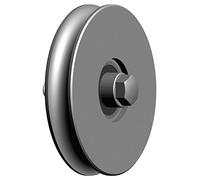 Galet gorge 1/2 ronde - axe à visser Ø 100-1 Roult