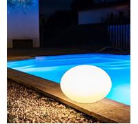 GuirLED - Galet LED Solaire & Étanche RGB+W 40 cm 100% Autonome & Télécommandé