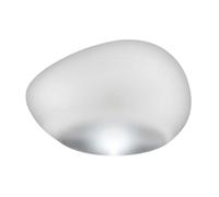 Galet lumineux solaire extérieur - LED blanc froid - IP55- 14,2 × 12,7 × 8 cm