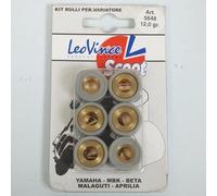 Galet rouleau de variateur Leovince compatible avec Scooter Yamaha 125 Xmax 20x12 12Grs