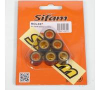 Galet rouleau de variateur Sifam compatible avec Scooter Peugeot 50 Elystar 2 - Etrier Hengtong 2008 à 2014 16x13 8Grs