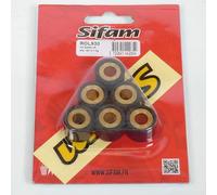 Galet rouleau de variateur Sifam pour Scooter Peugeot 100 Elyseo 1998 à 2004 18x14 13Grs Neuf