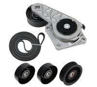 Galet Tendeur Courroie D'accessoire Kit de tendeur de courroie d'entraînement serpentin pour Ford F150 F-250 F-350 DBK061025B ACK061025 90K-38274A
