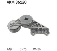 Galet tendeur, courroie d'accessoire SKF VKM 36120