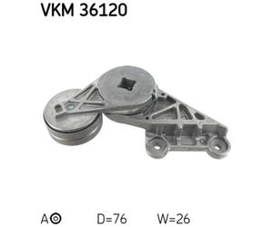 Galet tendeur, courroie d'accessoire SKF VKM 36120